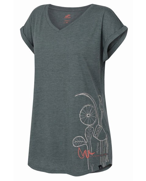 T-shirt - short-sleeve HANNAH CANIS Lady, dark forest