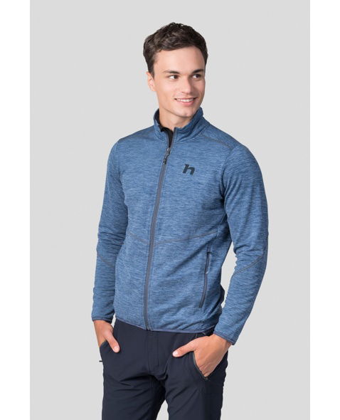 Pánská mikina HANNAH DAMAR HOODY, blue shadow mel