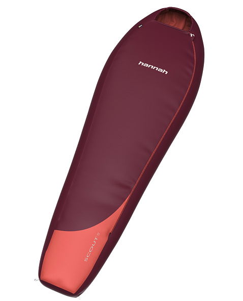 Sleeping bag HANNAH CAMPING SCOUT W 120 Lady, rhododendron/poppy red II