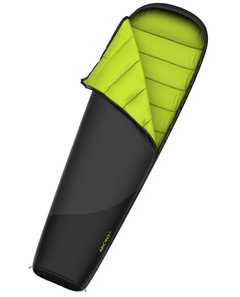 Sleeping bag HANNAH CAMPING MICRO 80 Uni, dark shadow/anthracite II