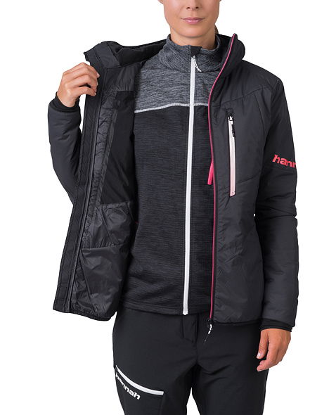 Jacket Hannah Gabby Hoody Lady, anthracite