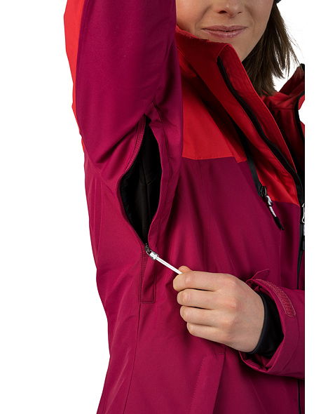 Dámská bunda HANNAH MAKY COL, poinsettia/anemone