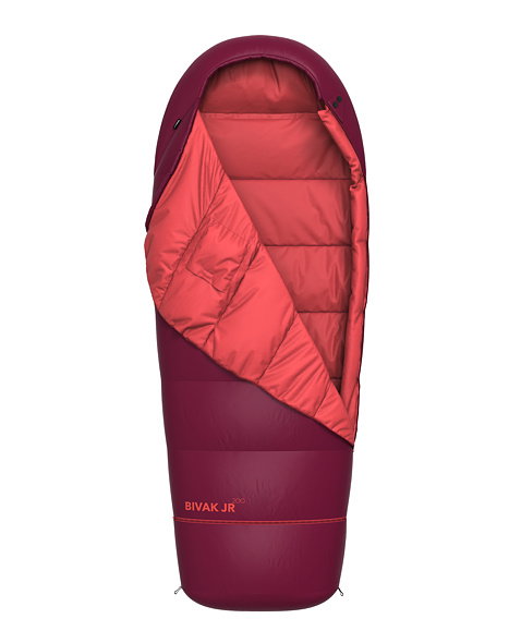 Spací pytel HANNAH CAMPING BIVAK JR 200 Junior, rhododendron/poppy red II