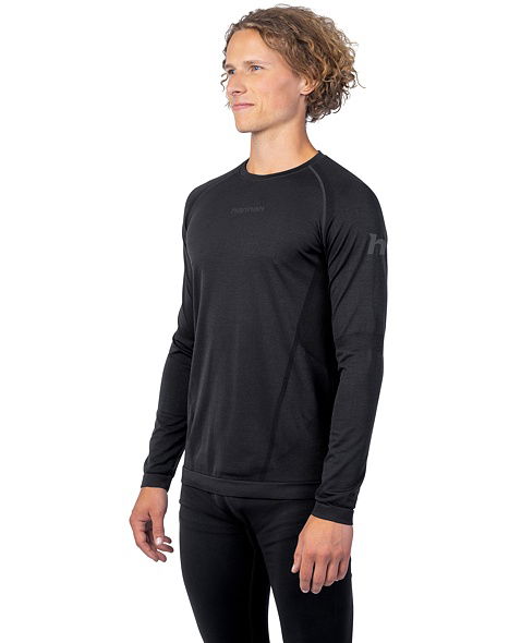 Base Layer Long Sleeve Hannah Active TS L/S Men, anthracite