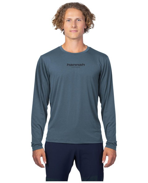 T-shirt HANNAH BINE L/S Men, anthracite