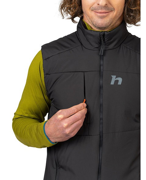 Pánska vesta HANNAH DEYN VEST, anthracite