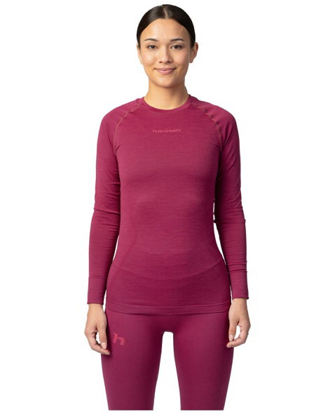 Dámské funkční triko HANNAH ACTIVE TS L/S, beaujolais