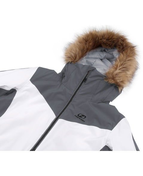 Dámská bunda HANNAH CANNA, bright white/frost gray