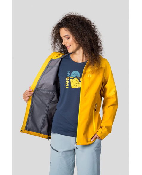 Dámská bunda HANNAH ABIGAIL, golden yellow/spectra yellow