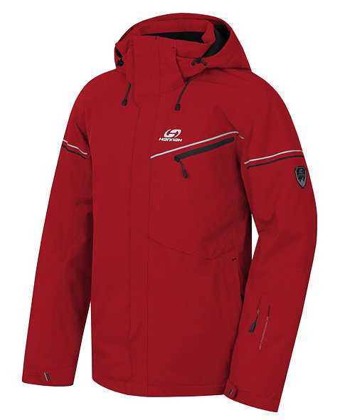 Pánská bunda HANNAH MARRIM, high risk red (black)