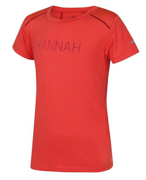 Dětské tričko HANNAH TULMA JR, hot coral