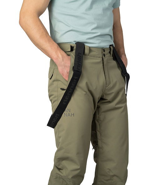 Pánské kalhoty HANNAH SLATER FD, burnt olive