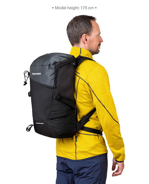 Backpack HANNAH CAMPING RAVEN 24 Uni, anthracite/grey