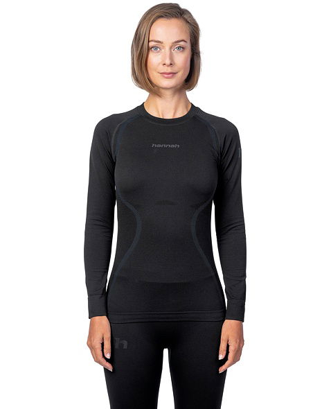 Dámské funkční termoprádlo HANNAH THERMO ACTIVE TS L/S W, anthracite