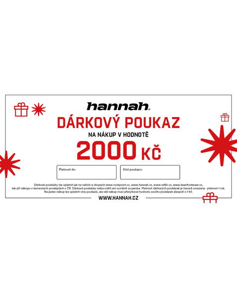 Dárkový poukaz 2000 Kč