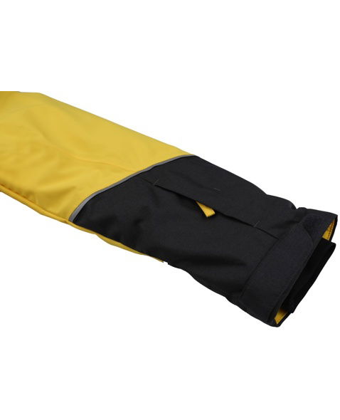 Detská bunda HANNAH ANAKIN JR, vibrant yellow/dark gray mel
