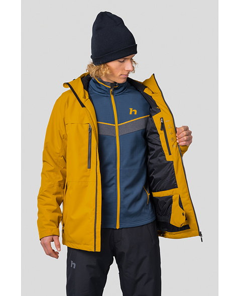 Pánská bunda HANNAH FREEMONT, golden yellow