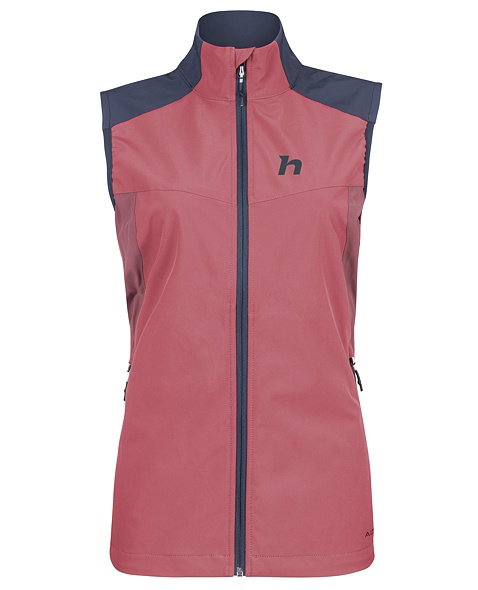 Dámska vesta HANNAH PULLA VEST, baroque rose/india ink