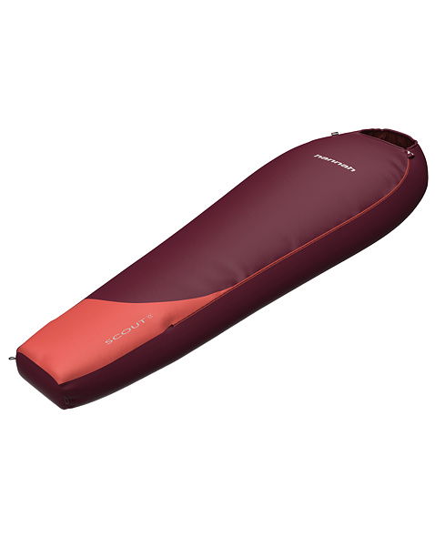 Sleeping bag HANNAH CAMPING SCOUT W 120 Lady, rhododendron/poppy red II