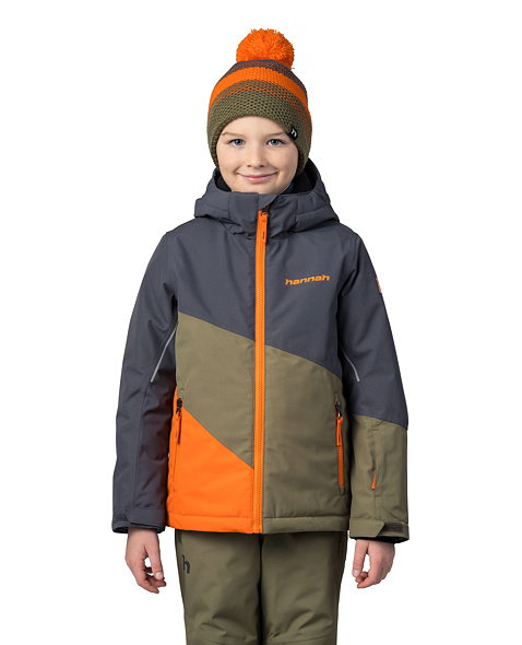 Jacket HANNAH KIDS KIGALI JR Kids, asphalt/burnt olive