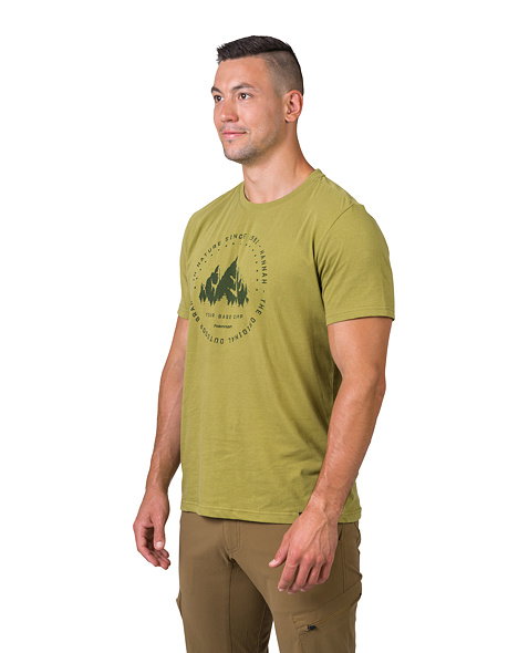 T-shirt Hannah Greg Men, green olive