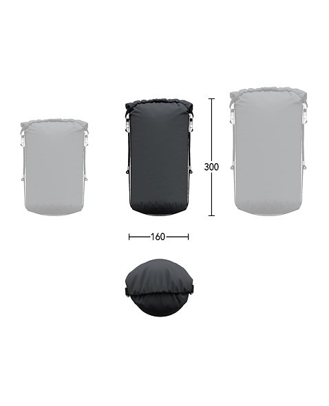 Sleeping bag HANNAH CAMPING BIKE 100 Uni, dark shadow