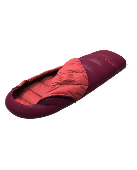 Spací pytel HANNAH CAMPING BIVAK JR 200 Junior, rhododendron/poppy red II