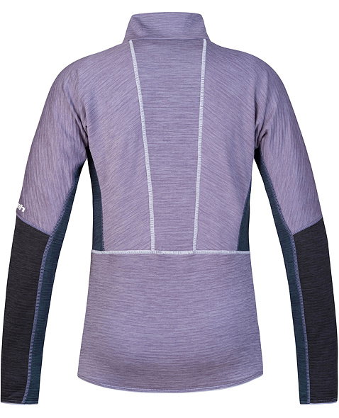 Dámská mikina HANNAH MEDA HZ, lavender gray/stratified sea mel