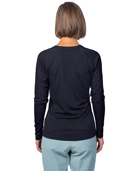 Dámské tričko HANNAH LESLIE LS, anthracite