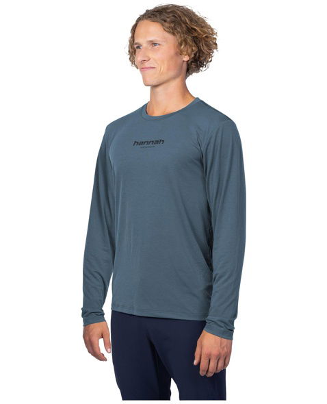 Tričko - dlouhý rukáv HANNAH BINE L/S Man, anthracite