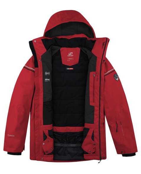Pánská bunda HANNAH MARRIM, high risk red (black)