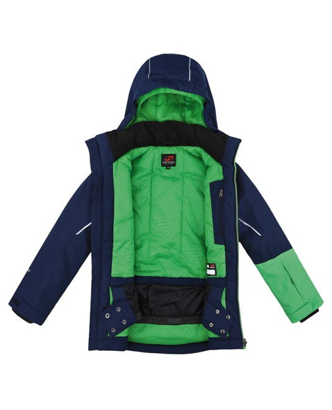 Dětská bunda HANNAH KIGALI JR, dress blues/classic green