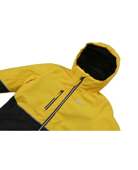 Detská bunda HANNAH ANAKIN JR, vibrant yellow/dark gray mel
