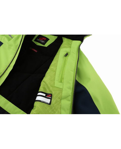 Dětská bunda HANNAH ROCCO JR, lime green/midnight navy