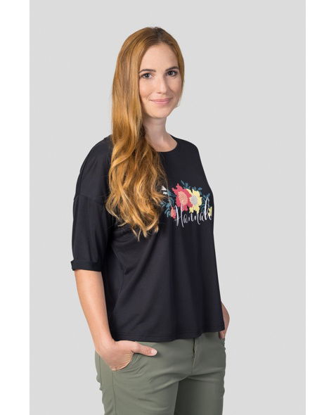Tričko - krátky rukáv HANNAH CLEA Lady, anthracite