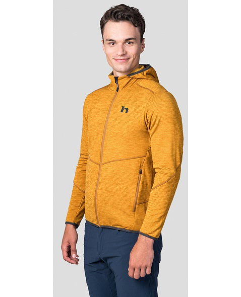 Pánská mikina HANNAH DAMAR HOODY, golden yellow mel