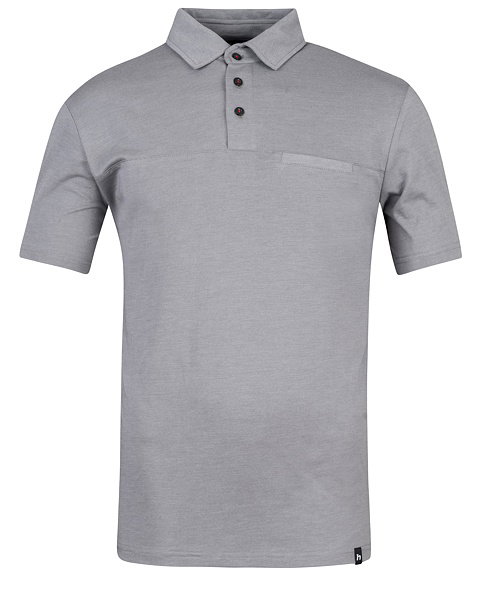 Pánská polokošile HANNAH KAJAN, steel gray mel