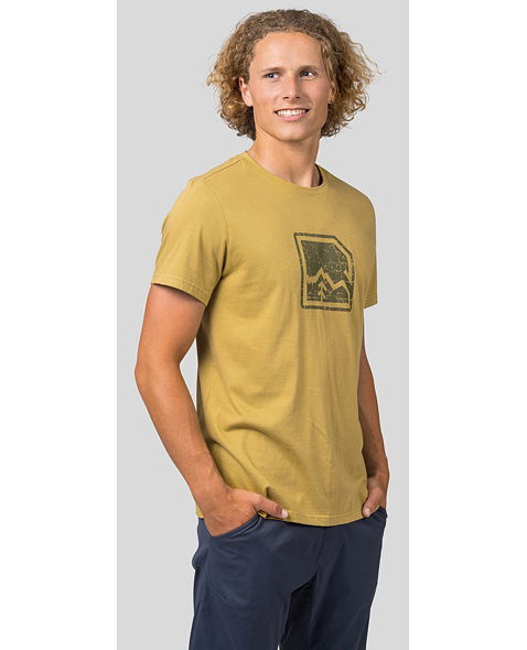 Tričko - krátky rukáv HANNAH MIKO Man, khaki