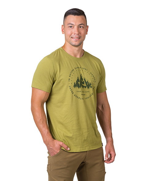T-shirt Hannah Greg Men, green olive