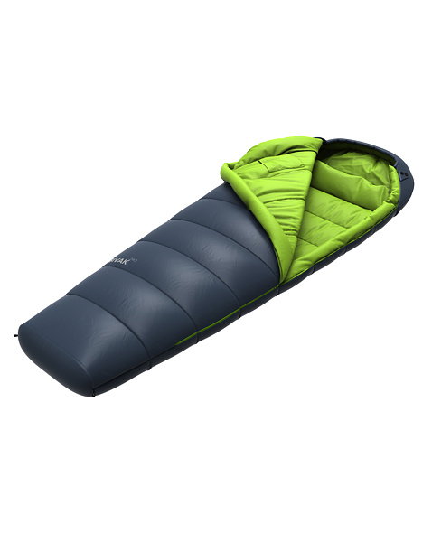 Spací vak HANNAH CAMPING BIVAK 240 Uni, midnight navy/lime green II