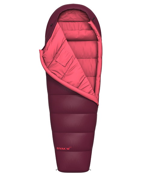 Dámský spací pytel HANNAH BIVAK W 240, rhododendron/poppy red II