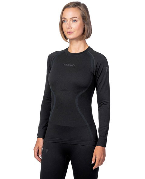 Dámska funkčná termobielizeň HANNAH THERMO ACTIVE TS L/SW, anthracite
