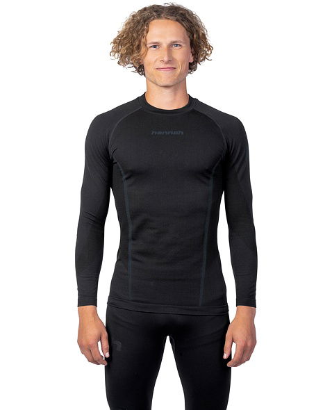 Pánské funkční termoprádlo HANNAH THERMO ACTIVE TS L/S, anthracite