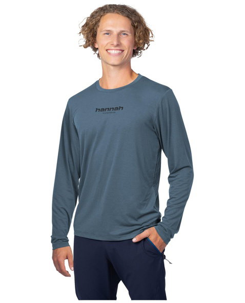 T-shirt HANNAH BINE L/S Men, anthracite