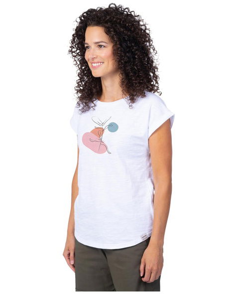 Dámské tričko HANNAH ARISSA II, bright white