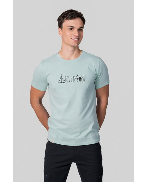 Tričko - krátky rukáv HANNAH MIKO Man, harbor gray