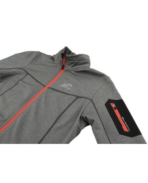 Dámská mikina HANNAH THEA, light gray mel (coral)