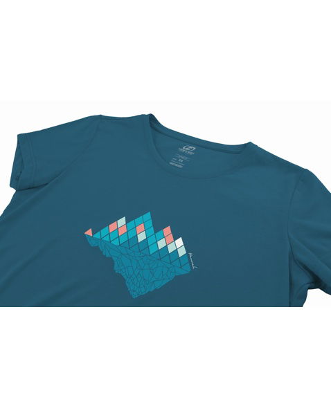 T-shirt - short-sleeve HANNAH COREY II Lady, Moroccan blue
