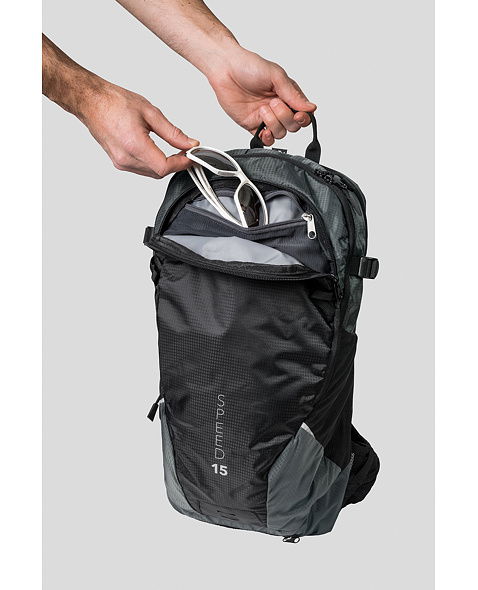 Backpack HANNAH CAMPING SPEED 15 Uni, anthracite/grey