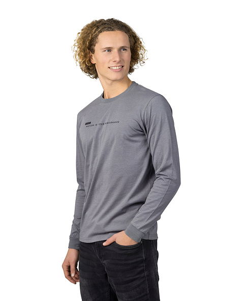 Pánske tričko HANNAH KIRK, steel gray